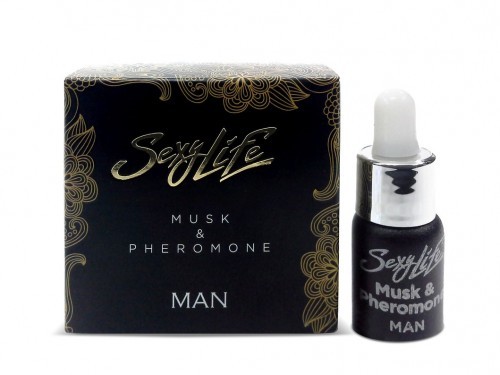 Духи "Sexy Life"мужские "Musk&Pheromone", 5мл